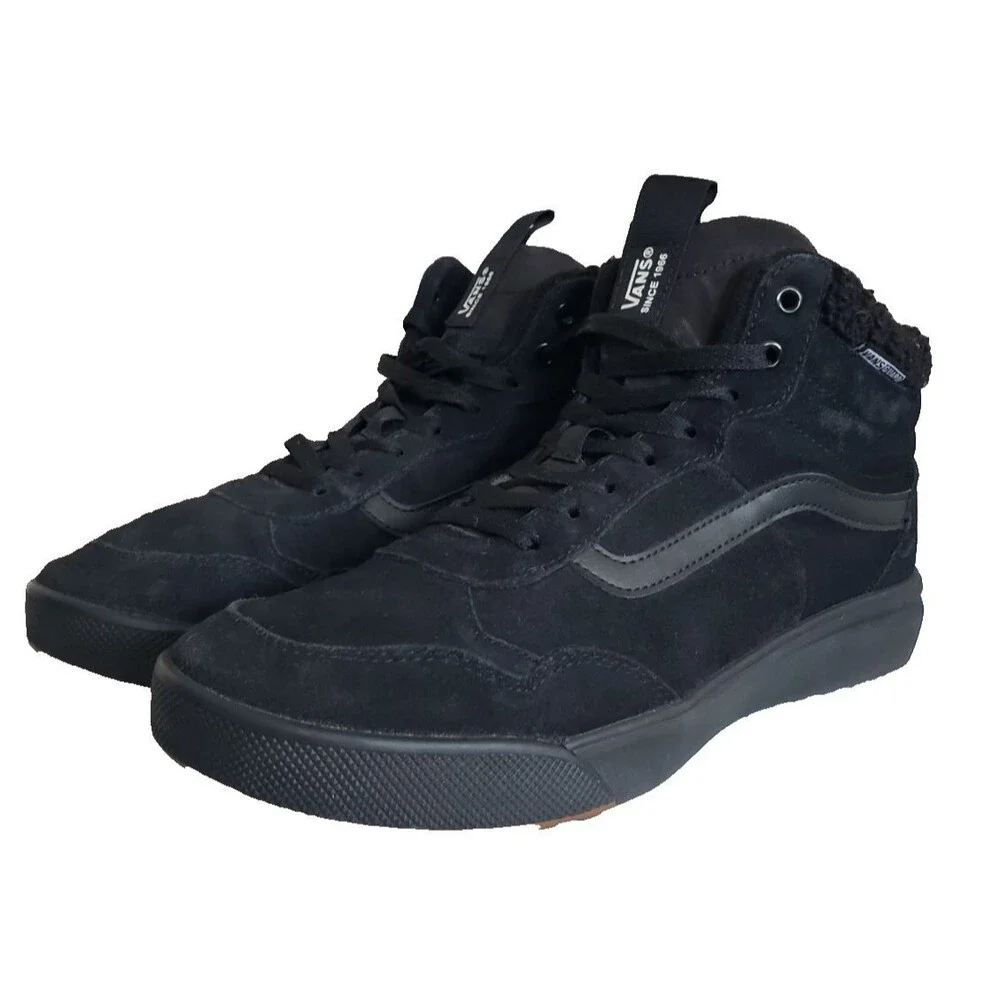 VANS Range Exp Hi Vansguard Suede High Top Sneakers Black Men’s Size 12